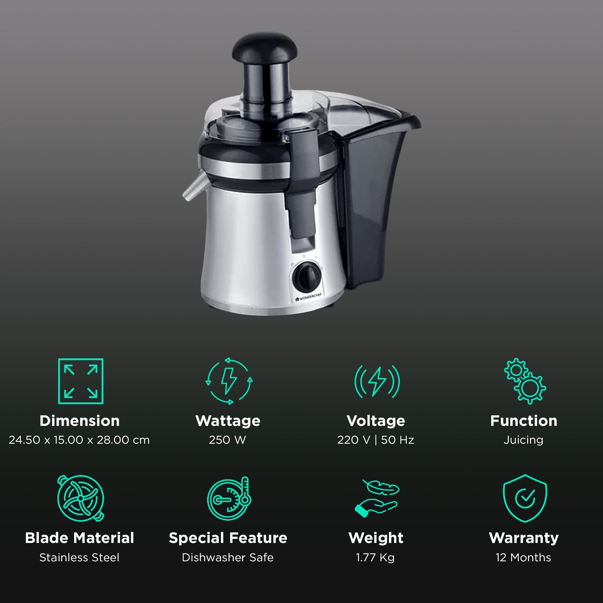 Wonderchef deals prato juicer